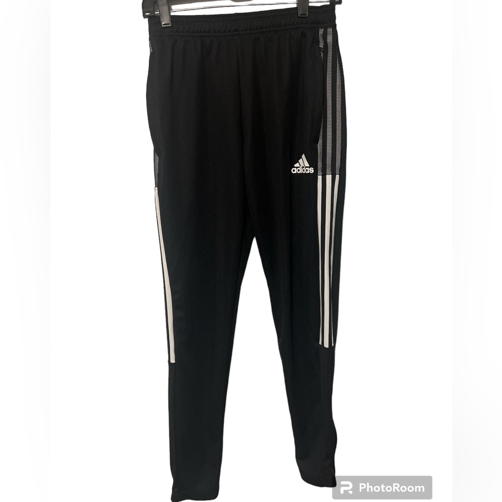 Men’s Black/White Primegreen Adidas Athletic Pants